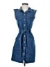 Massimo Dutti Blue Casual Dress Size 2 - photo 1
