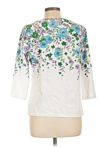 Talbots 3/4 Sleeve T-Shirt (view 2)