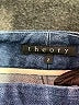 Theory Chevron-herringbone Blue Jeans Size 2 - photo 7