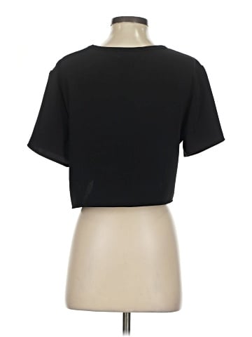 Lavender Brown Short Sleeve Top (view 2)