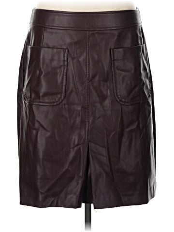 Ann Taylor Factory Faux Leather Skirt (view 1)
