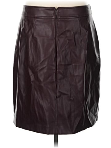 Ann Taylor Factory Faux Leather Skirt (view 2)
