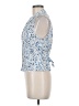 Reformation Blue White Sleeveless Blouse Size 6 - photo 5