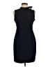 Calvin Klein Solid Black Cocktail Dress Size 10 (petite) - photo 1
