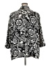 Maggie Barnes Paisley Black Long Sleeve Blouse Size 3X - photo 2