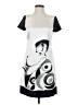 Zara Basic Graphic Silver Casual Dress Size S - photo 1