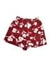 Allegra K 100% Polyester Floral Red Shorts Size L - photo 2