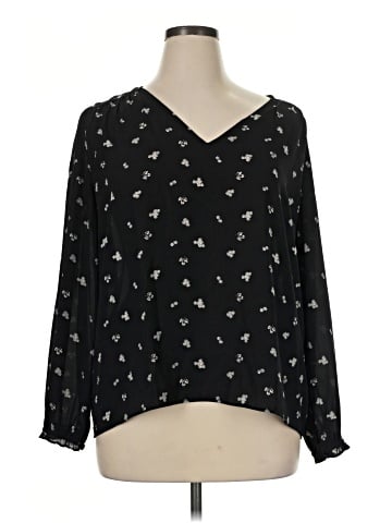 Ann Taylor Factory Long Sleeve Blouse (view 1)