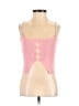 Romwe 100% Polyester Pink Tank Top Size 4 - photo 1