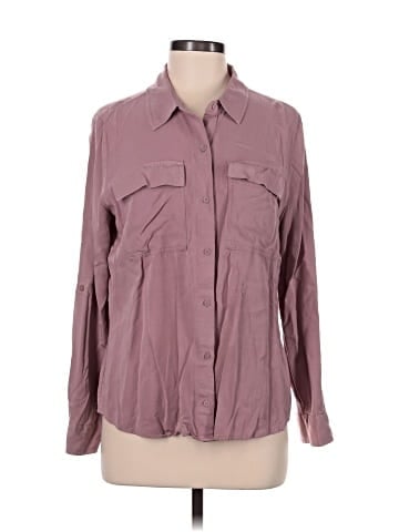Express Long Sleeve Button-Down Shirt (view 1)