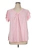 BLOOMCHIC Pink Short Sleeve Top Size 14 - 16 - photo 1