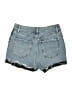Express Color Block Blue Denim Shorts Size 6 - photo 2
