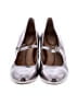 Gianni Bravo Metallic Silver Heels Size 9 - photo 2