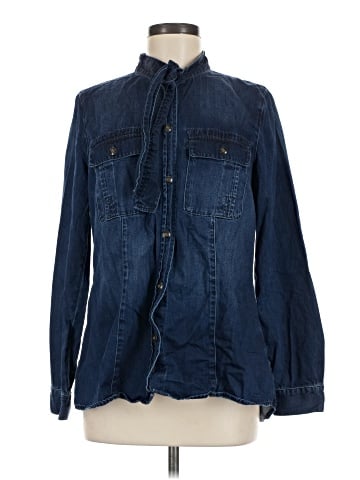 CAbi Long Sleeve Button-Down Shirt (view 1)