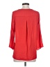 Papaya 100% Polyester Color Block Red 3/4 Sleeve Blouse Size S - photo 2