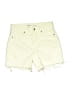 Old Navy 100% Cotton Solid Ivory Denim Shorts Size 2 - photo 1