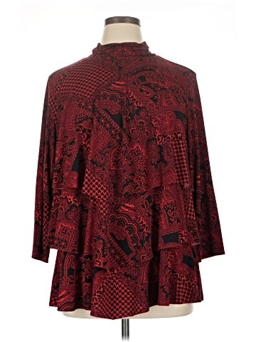 Susan Graver Short Sleeve Blouse (view 1)