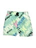 Hurley 100% Polyester Graphic Green Board Shorts Size 3T - photo 1