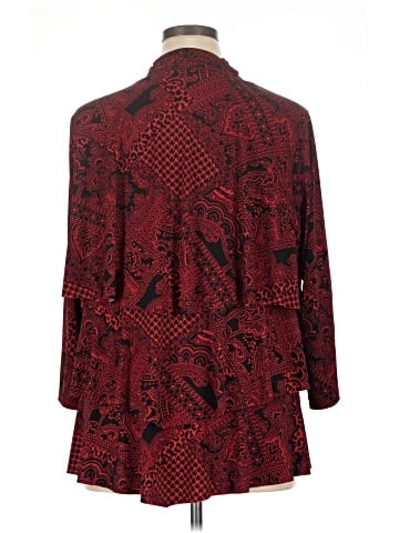 Susan Graver Short Sleeve Blouse (view 2)