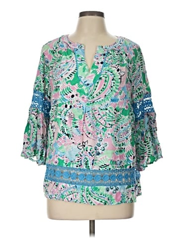 Crown & Ivy 3/4 Sleeve Blouse (view 1)