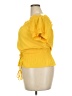 Takara 100% Polyester Yellow Short Sleeve Top Size XL - photo 5