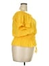 Takara 100% Polyester Yellow Short Sleeve Top Size XL - photo 4