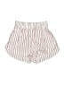 Shona Joy 100% Cotton Stripes Ivory Shorts Size 6 - photo 1