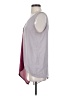 Valette 100% Polyester Burgundy Sleeveless Top Size S - photo 5