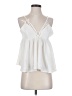 ANGL 100% Polyester Ivory Sleeveless Blouse Size S - photo 1