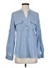 Ivanka Trump 100% Polyester Blue Long Sleeve Blouse Size S (estimated) - photo 1