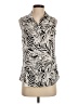 DKNYC 100% Polyester Ivory Sleeveless Blouse Size S - photo 1
