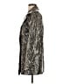 Shoedazzle 100% Polyester Animal Print Silver Coat Size S - photo 5