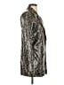 Shoedazzle 100% Polyester Animal Print Silver Coat Size S - photo 4