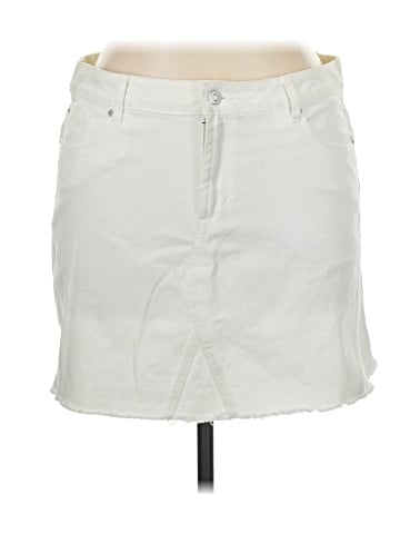 Kensie Denim Skirt (view 1)