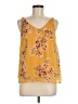Vero Moda 100% Polyester Yellow Sleeveless Blouse Size M - photo 1
