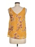 Vero Moda 100% Polyester Yellow Sleeveless Blouse Size M - photo 2