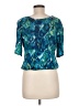 Mudd 100% Rayon Teal Short Sleeve Top Size M - photo 2