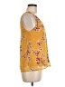 Vero Moda 100% Polyester Yellow Sleeveless Blouse Size M - photo 4