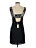 BCBGeneration 100% Polyester Chevron-herringbone Black Cocktail Dress Size 2 - photo 2