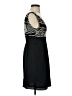 BCBGeneration 100% Polyester Chevron-herringbone Black Cocktail Dress Size 2 - photo 4