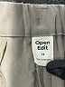 Open Edit Solid Gray Casual Pants Size 12 - photo 7