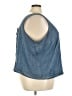 Torrid 100% Tencel Blue Sleeveless Blouse Size 4X Plus (4) - photo 4