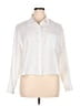 Old Navy 100% Cotton Ivory Long Sleeve Button-Down Shirt Size XL - photo 1