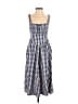 Thirty/Thirty Checkered-gingham Blue Casual Dress Size XS - photo 1