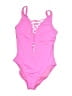 Lilly Pulitzer Solid Pink One Piece Swimsuit Size 8 - photo 1
