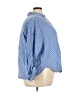 Torrid 100% Cotton Blue 3/4 Sleeve Button-Down Shirt Size 4X Plus (4) - photo 4