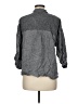 Lovestitch 100% Tencel Gray 3/4 Sleeve Button-Down Shirt Size M - photo 2