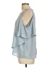Lush Blue Sleeveless Blouse Size L - photo 5