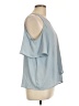 Lush Blue Sleeveless Blouse Size L - photo 4