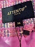 Attentif Paris 100% Polyester Tweed Pink Jacket Size 34 waist - photo 6